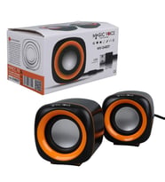 MagicVoice MV-24837 2x3 Watt Aux Multimedia Mini USB Speaker - Hoparlör
