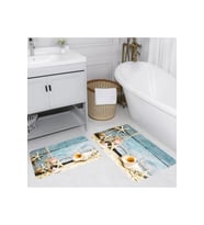 Eliana Home Baskılı 2'li Banyo Paspas Takımı RVG5040