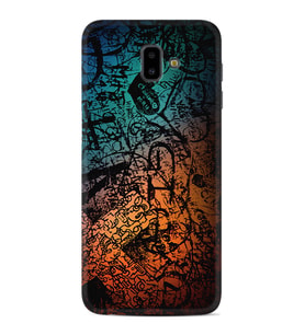 Samsung J6 Plus J7 Prime J7 Pro M20 Kılıf Desenli Silikon İşaretler Tuval 1716