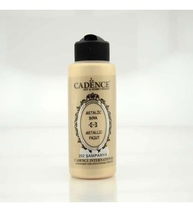 Cadence Metalik Boya 120 ml. 202 Şampanya 