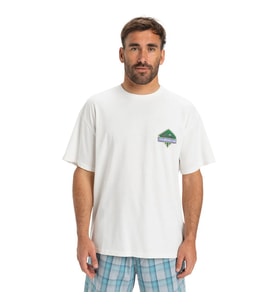 Quiksilver GH QS CRYSTAL JET SS Beyaz Erkek T-Shirt EQYZT08023-WBK0