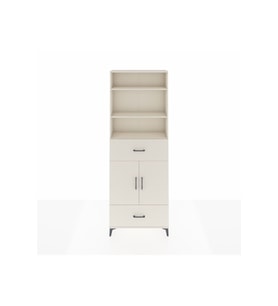 Arges Dolap 5 Raflı 2 Çekmeceli 2 Kapaklı 88x30x243 Aytaşı-Aytaşı