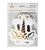 UNICORN FLAMA HAPPY BIRTHDAY ALTIN PK:1-