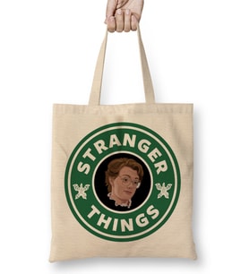 Stranger Things Barb Coffee Bez Çanta Uzun Saplı