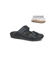 Ceyo 9903-4 Anatomik Taban Erkek Terlik Siyah 40-45