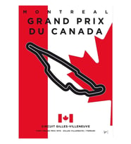 My F1 Gılles-vılleneuve Yarış Pisti Minimal Poster Tablo Ahşap Poster Dekoratif