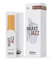 D\'Addario Woodwinds Organic Select Jazz Unfiled Tenor Saksafon Kamışı No:2 Soft