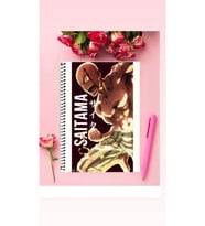 Saitama Anime Defter 1 Adet Özel Tasarım A4 Boyutu Telli Çizgili Defter 21*29 Cm