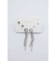 Çoklu Set Küpe - Gümüş