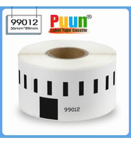 PUUN®Dymo Lw 99012 Muadil Genıs Adres Etıketı 260 Etiket/rulo 36MM x 89MM Labelwriter LW310, LW320, LW330, LW400, LW450 (Çok Renkli)