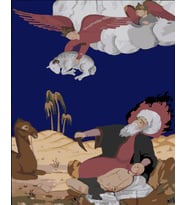 İlk Kurban Sayılarla Boyama Seti 50x65 cm (Tuvale Gerili)