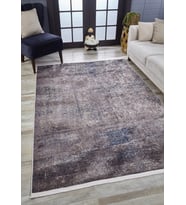 Dijital Kaymaz Yıkanabilir Antrasit Modern Salon Halısı Mutfak Halısı Koridor Halısı Yolluk HLN1901