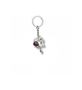 Red Drip Heart Unisex Anahtarlık – Aşkın Damlaları Her Yerde