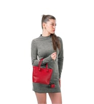 Monallsa Home ÇÇS Kadın Red 18038 Omuz Askılı Çanta