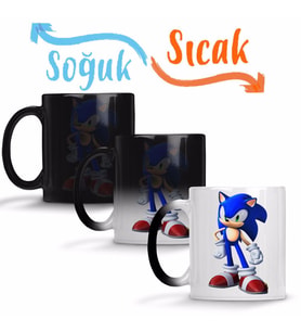Sonic Sihirli Kupa Bardak Porselen