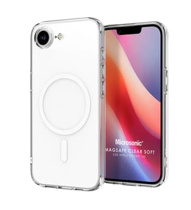 Microsonic Apple iPhone 16e Kılıf MagSafe Clear Soft Şeffaf