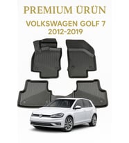 Volkswagen Golf 7 2012-2019 Uyumlu 3D Oto Paspas Premium
