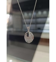 İçi Açılır Fotoğraflık Anka Kuşlu Kolye Ucu Uc-553 (Beyaz)