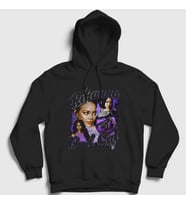 Presmono Unisex Siyah Bad Gal Rihanna Kapüşonlu Sweatshirt 394797tt