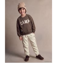 LCW Kids Beyaz Baskılı Erkek Çocuk Jogger Eşofman Altı
