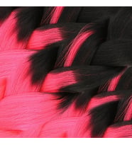 Afrika Örgülük Sen Ombreli 100 Gr. / Siyah / Neon Pembe