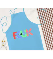 BK Gift Fcuk Tasarımlı Mavi Mutfak Önlüğü Aşçı Hediyesi, Arkadaşa Hediye-8