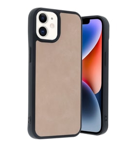 Apple iPhone 11 Kılıf Aras Deri Kapak - Pudra