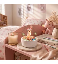 Mumelia Candles Renkli Patiler – Doğal Soya Taştozu Kedi Tasarım Mum - Renkli Toplar