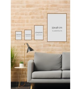 LuxShoping 7 Parça Çerçeve Görünümlü Mdf Tablo Seti 1142128