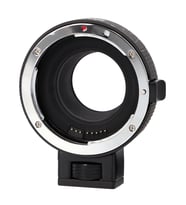 ayex EF-EOS M Lens Adaptörü, Canon EOS M İçin Canon EOS EF / EF-S Auto Focus Lens Adaptörü (Siyah)