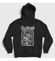 Presmono Unisex Siyah Accordion Korpiklaani Kapüşonlu Sweatshirt 393582tt
