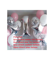 1 Yaş Renkli Balon Seti