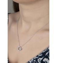 Union Zirconia Kadın Ay Yıldız Gümüş Kolye