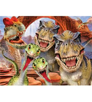 Prime 3D Dinozorlar Selfie Çift Taraflı Puzzle 100 Parça 15037