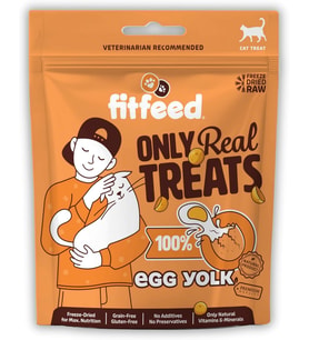 Freeze-Dried Çiğ Yumurta Sarısı Kedi Ödül Maması 60g