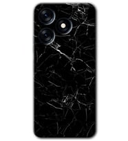 Tecno Spark 10C Kılıf HD Desen Baskılı Kılıf - Siyah Mermer