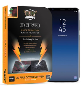 Bu? Galaxy S9 Plus ile Uyumlu 3D ile Uyumlu Ekran Koruyucu