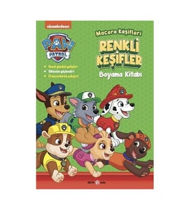 Paw Patrol - Macera Kaşifleri Renkli Keşifler Boyama Kitabı Beta Kids