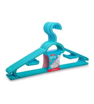Omnisoft FLR F312 Büyük Boy Smart Elbise Askı Turkuaz 6'lı