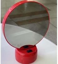 Ledli Sihirli Ayna Çerceve Kırmızı Renk kişiye özel
