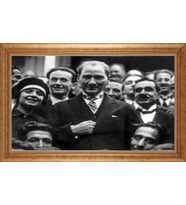 ALTIN ÇERÇEVELİ PASPARTULU TABLO CR820