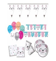 Miss Catt Kedi Temalı Doğum Günü 8 Kişilik Set