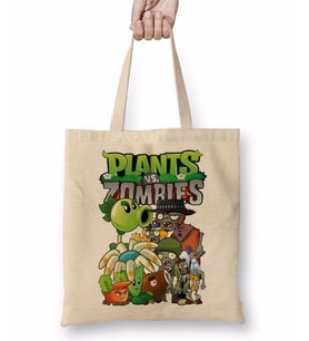 Plants vs Zombies Bez Çanta Uzun Saplı