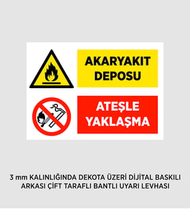 AKARYAKIT DEPOSU 25X37 CM