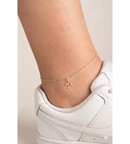 Orjinal 14 Ayar Altın Papatya Silver Minimal Kırlangıç Altın Halhal.rose.gold.rodaj Renk Seçeneğiyle