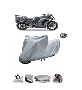 Kawasaki GTR 1400  Su Geçirmez Motosiklet Brandası ARKA ÇANTA UYUMLU