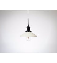 RİOLİGHT RETRO TEKLİ METAL SARKIT ŞAPKA ÇAPI: 22CM (Siyah)