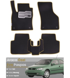 OPEL ASTRA G (1998-2004) Uyumlu EVA Paspas Tam Set–Araca Özel,Kolay Montaj,Su Geçirmez