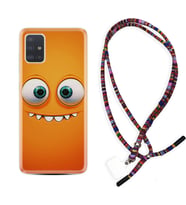 Samsung a71 A72 A73 A7 A9 2018 C7 C9 Kılıf Boyun Asklı Rasta Silikon Dişlek 1615