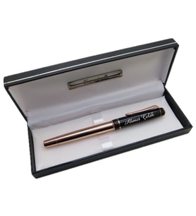 Signator® M580 Bakır Black Roller Kalem  İsme Özel Kalem  Hediyelik Kalem (Karışık)